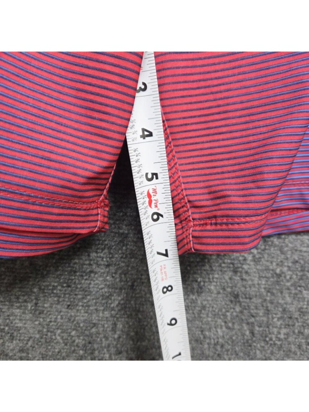 Hurley Phantom Mens 38 Team USA Olympic Board Shorts Striped Unlined Trunks - Picture 4 of 11